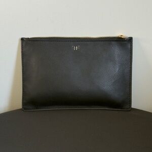 Black Leather Clutch by Tom Ford